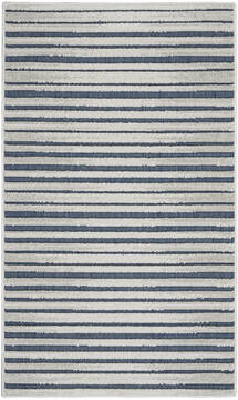 Nourison Key Largo Blue Rectangle 2x4 ft Polypropylene Carpet 141472