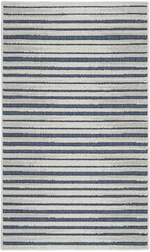 Nourison Key Largo Blue Rectangle 2x4 ft Polypropylene Carpet 141472