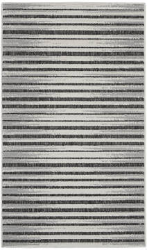 Nourison Key Largo Grey Rectangle 2x4 ft Polypropylene Carpet 141477