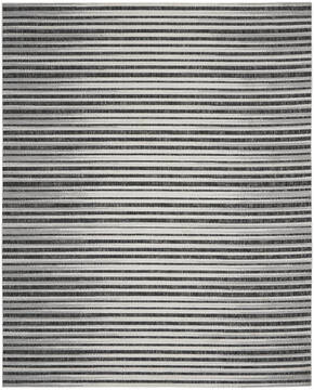 Nourison Key Largo Grey Rectangle 8x10 ft Polypropylene Carpet 141479