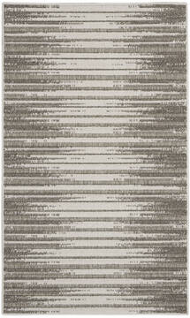 Nourison Key Largo Grey Rectangle 2x4 ft Polypropylene Carpet 141482