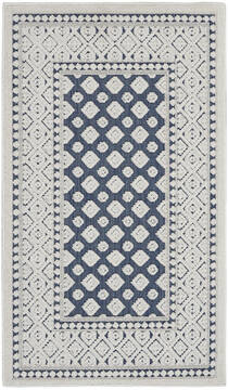 Nourison Key Largo Blue 2'2" X 3'9" Area Rug  805-141487