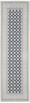 Nourison Key Largo Blue Runner 6 to 9 ft Polypropylene Carpet 141488
