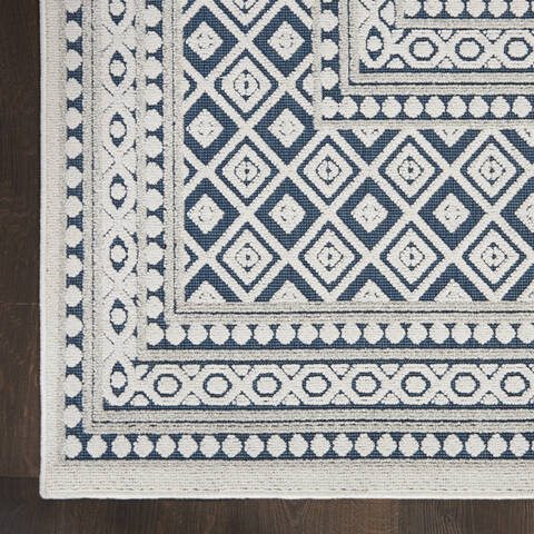 Nourison Key Largo Blue 810 X 1110 Area Rug 805-141490 Image 1