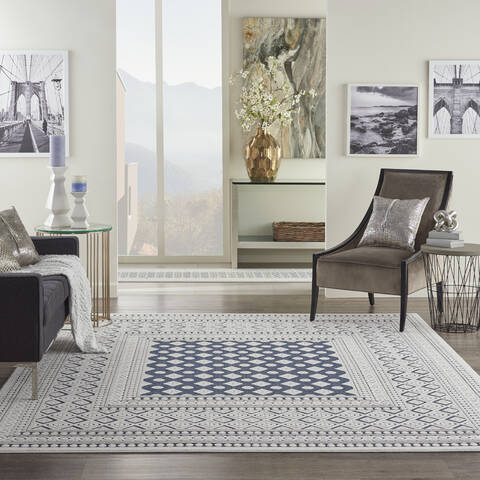Nourison Key Largo Blue 810 X 1110 Area Rug 805-141490 Image 3
