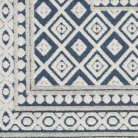 Nourison Key Largo Blue 810 X 1110 Area Rug 805-141490 Image 5