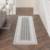 Nourison Key Largo Grey Runner 22 X 100 Area Rug  805-141491 Thumb 3