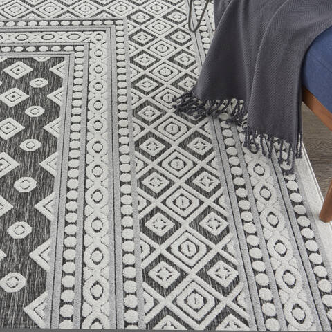 Nourison Key Largo Grey 710 X 910 Area Rug 805-141494 Image 4