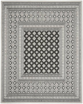 Nourison Key Largo Grey Rectangle 8x10 ft Polypropylene Carpet 141494