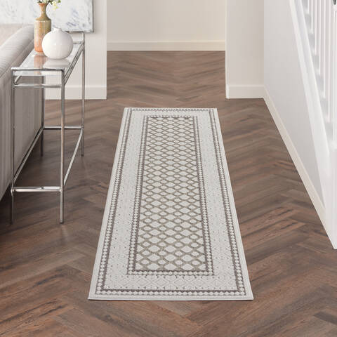 Nourison Key Largo Grey Runner 22 X 76 Area Rug 805-141498 Image 3