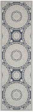 Nourison Key Largo Blue Runner 2'2" X 10'0" Area Rug  805-141501