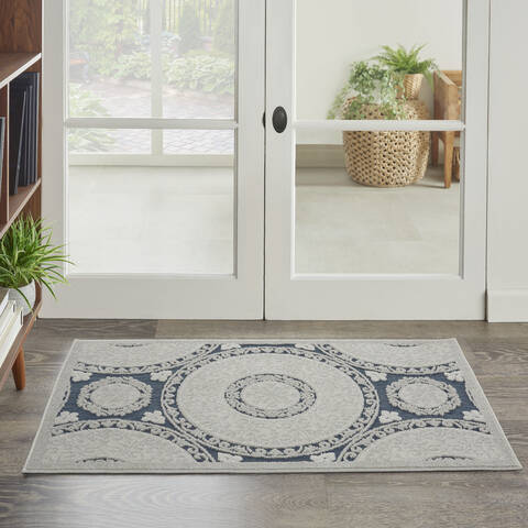 Nourison Key Largo Blue 22 X 39 Area Rug 805-141502 Image 3