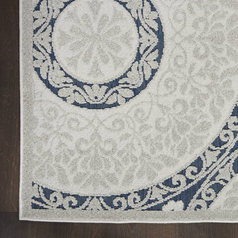 Nourison Key Largo Blue 810 X 1110 Area Rug 805-141505 Image 1