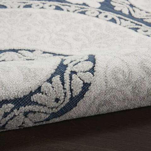 Nourison Key Largo Blue 810 X 1110 Area Rug 805-141505 Image 2