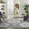Nourison Key Largo Blue 810 X 1110 Area Rug 805-141505 Thumb 3