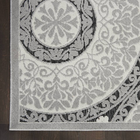 Nourison Key Largo Grey 810 X 1110 Area Rug 805-141510 Image 1