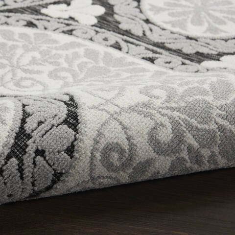 Nourison Key Largo Grey 810 X 1110 Area Rug 805-141510 Image 2
