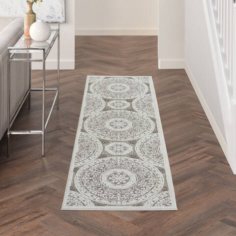 Nourison Key Largo Beige Runner 22 X 100 Area Rug 805-141511 Image 3