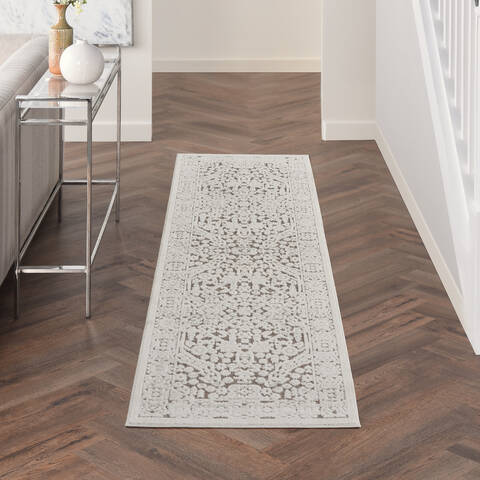 Nourison Key Largo Beige Runner 22 X 76 Area Rug 805-141517 Image 3