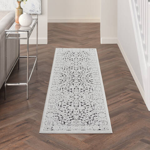 Nourison Key Largo Grey Runner 22 X 76 Area Rug 805-141519 Image 3