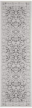 Nourison Key Largo Grey Runner 6 to 9 ft Polypropylene Carpet 141519