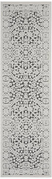 Nourison Key Largo Grey Runner 6 to 9 ft Polypropylene Carpet 141519