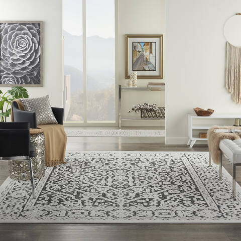 Nourison Key Largo Grey 710 X 910 Area Rug 805-141520 Image 3