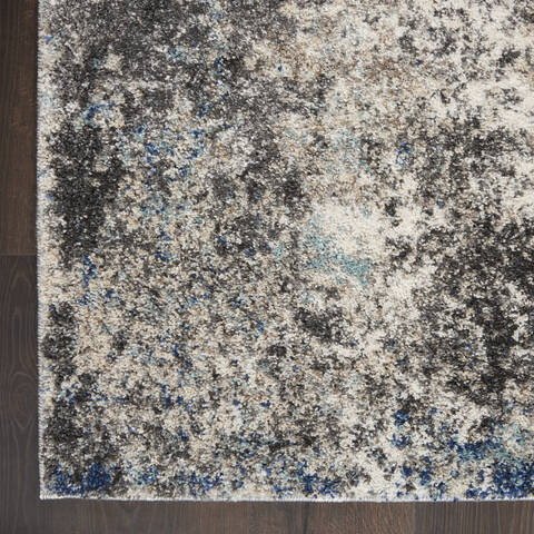 Nourison KI60 Ivory Shore Grey 53 X 73 Area Rug 805-141526 Image 1