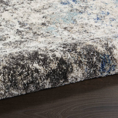 Nourison KI60 Ivory Shore Grey 53 X 73 Area Rug 805-141526 Image 2
