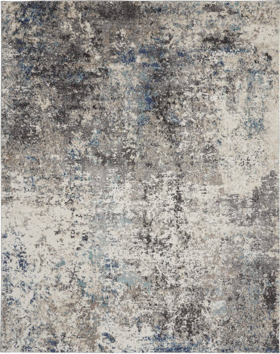 Nourison KI60 Ivory Shore Grey 710 X 910 Area Rug 805-141527 Image 0