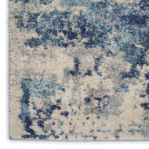 Nourison KI60 Ivory Shore Beige Runner 22 X 76 Area Rug 805-141529 Image 3