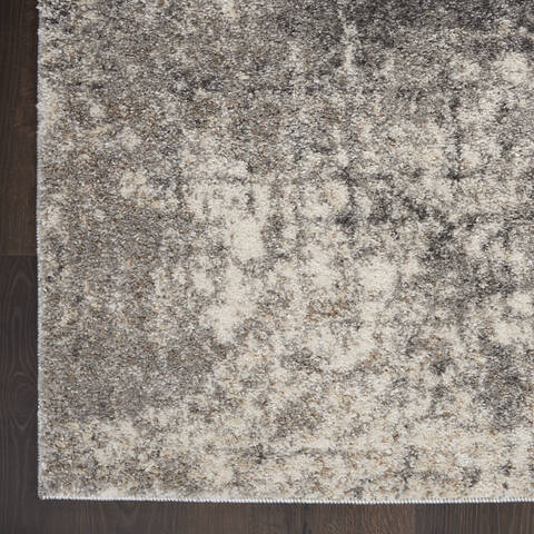 Nourison KI60 Ivory Shore Beige Runner 22 X 76 Area Rug 805-141537 Image 1