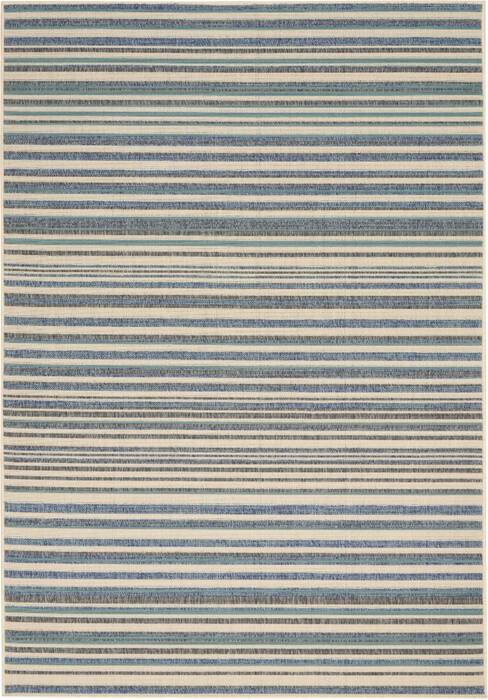 Nourison Lido Blue 53 X 75 Area Rug 805-141541 Image 0
