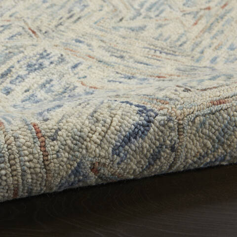 Nourison Linked Blue 39 X 59 Area Rug 805-141544 Image 2