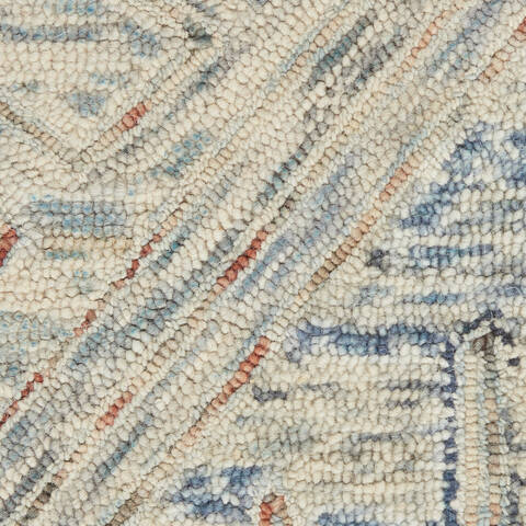 Nourison Linked Blue 39 X 59 Area Rug 805-141544 Image 5