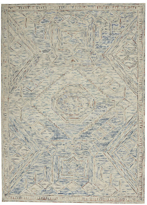 Nourison Linked Blue 39 X 59 Area Rug 805-141544 Image 0