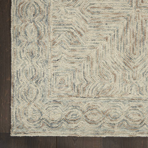 Nourison Linked Blue 39 X 59 Area Rug 805-141548 Image 1