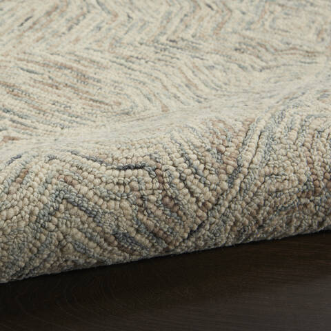 Nourison Linked Blue 39 X 59 Area Rug 805-141548 Image 2