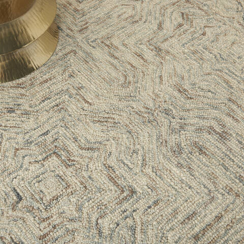 Nourison Linked Blue 39 X 59 Area Rug 805-141548 Image 4
