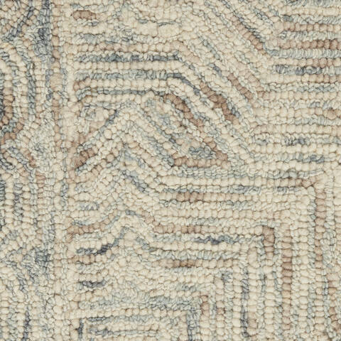 Nourison Linked Blue 39 X 59 Area Rug 805-141548 Image 5