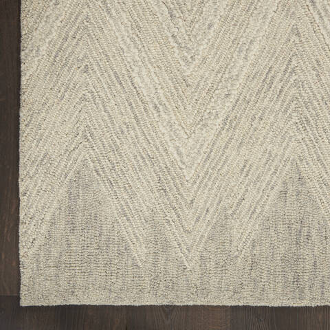 Nourison Linked Beige 39 X 59 Area Rug 805-141552 Image 1