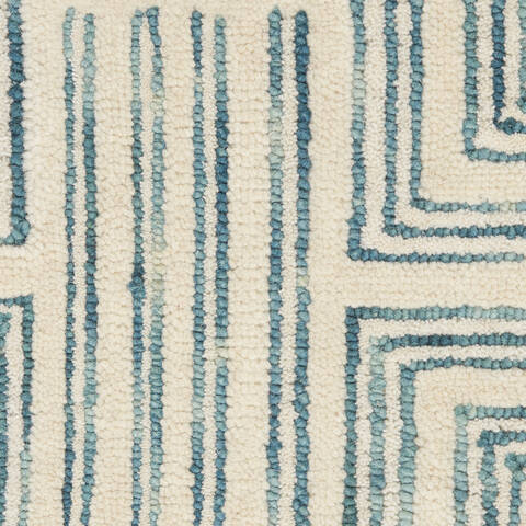 Nourison Linked Beige Runner 23 X 76 Area Rug 805-141559 Image 4