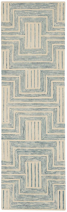 Nourison Linked Beige Runner 23 X 76 Area Rug 805-141559 Image 0