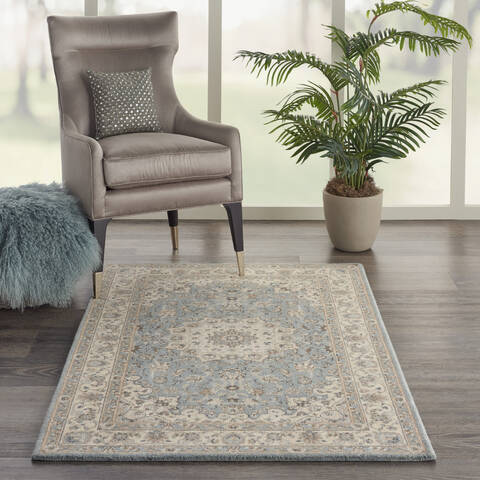 Nourison Living Treasures Blue 36 X 56 Area Rug 805-141566 Image 3