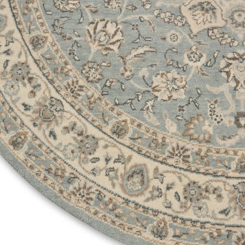 Nourison Living Treasures Blue Round 510 X 510 Area Rug 805-141567 Image 5