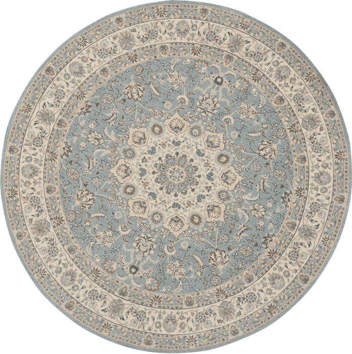 Nourison Living Treasures Blue Round 710 X 710 Area Rug 805-141569 Image 0