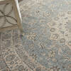 Nourison Living Treasures Blue Round 710 X 710 Area Rug 805-141569 Thumb 4