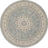 Nourison Living Treasures Blue Round 710 X 710 Area Rug  805-141569 Thumb 0