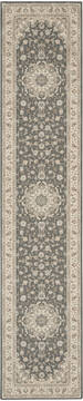 Nourison Living Treasures Grey Runner 2'6" X 12'0" Area Rug  805-141570