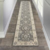 Nourison Living Treasures Grey Runner 26 X 120 Area Rug  805-141577 Thumb 3